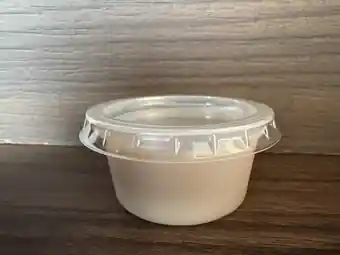 Close-up of the SILKOA 35 cc horeca-format chilled portion